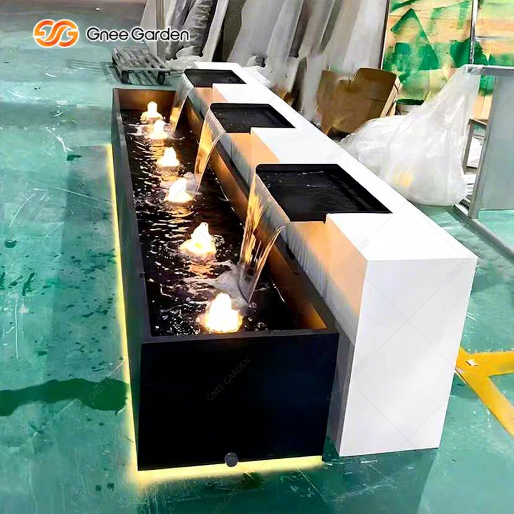 

Nature-Style Water Feature for City Gardens Outdoor Decorative Water Feature