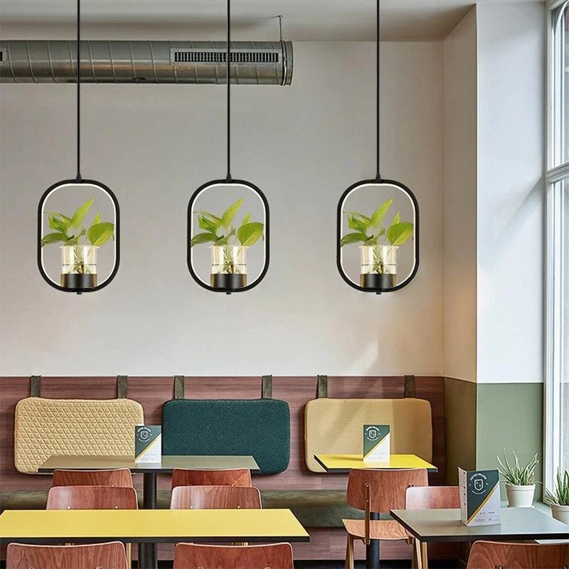 Moderne Led Hanglamp Water Begeleidende Plant Hang Verlichtingsarmaturen Restaurant Keuken Woonkamer Slaapkamer Decor Plant Verlichting