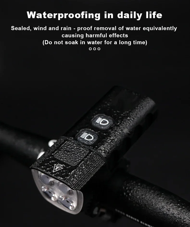 wholesale USB rechargeable bicycle front handlebar 1600 Lumen bike bicycle light led bike Warning Led Bike Tail Light