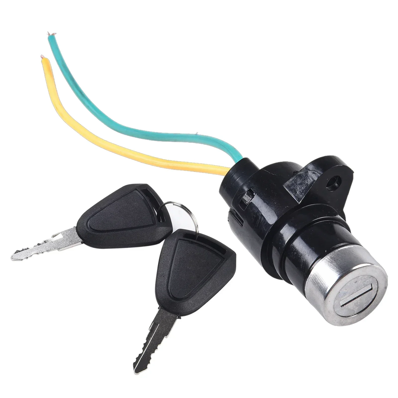 E-bike Ignition Switch Key Power Lock Electric Bicycle Biking Portable Dustproof Cycling Parts For Electric Scooter Lock+2 Key