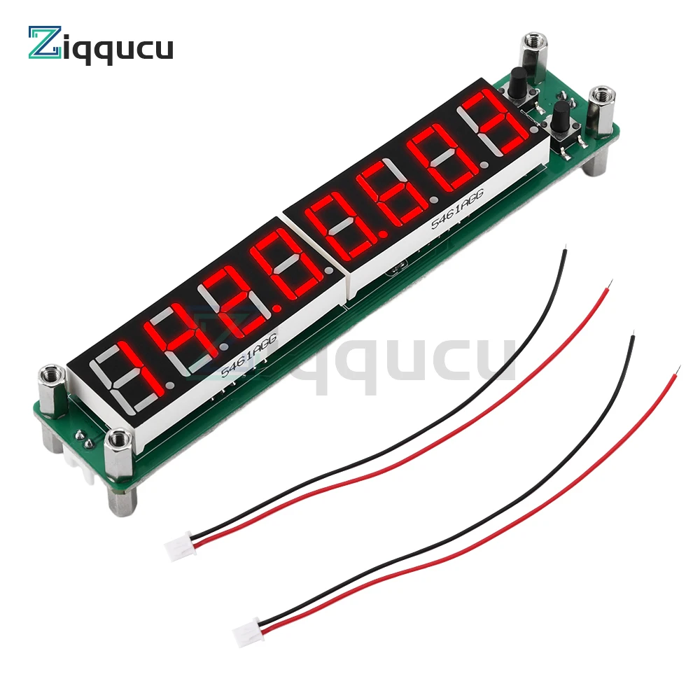 RF Display Componente Signal Frequency Counter, Display LED Module, Medida, 8 Bit, 0.1MHz a 1200MHz