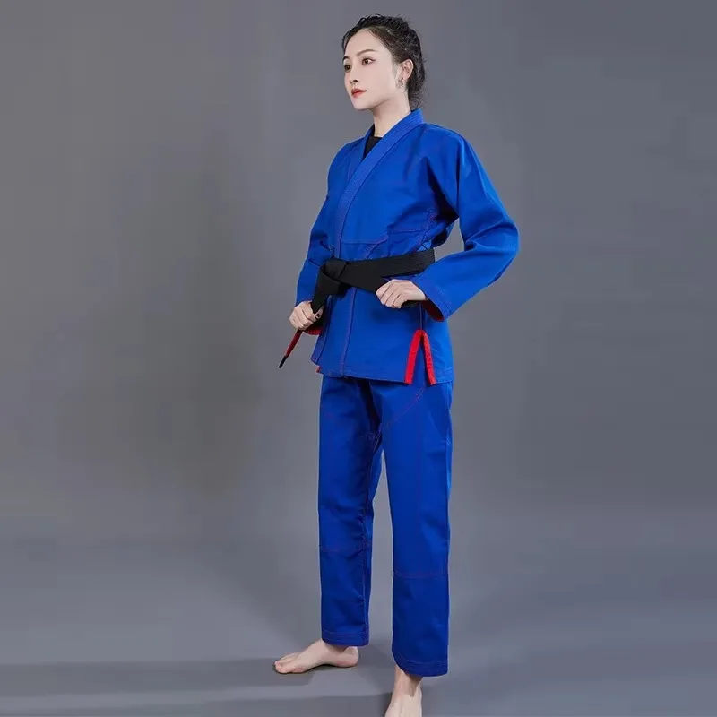 Brazilian judo suit BJJ GI judo suit professional children's adult judo suit men's and women's blue white black custom