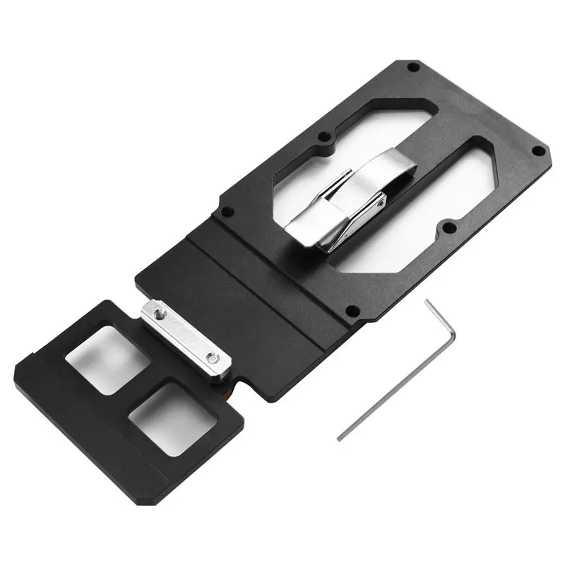 ABLQ مربع دليل السكك الحديدية المدمجة 90 درجة الزاوية اليمنى المسار المنشار السكك الحديدية مع مسار دليل دعم الحافة #6