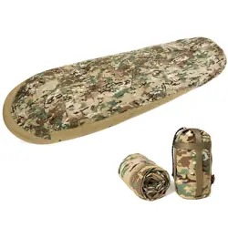 Bivy Cover saco de terciopelo, sistema de dormir Modular militar, suministros de Camping al aire libre, carcasa exterior impermeable, saco de dormir Multicam