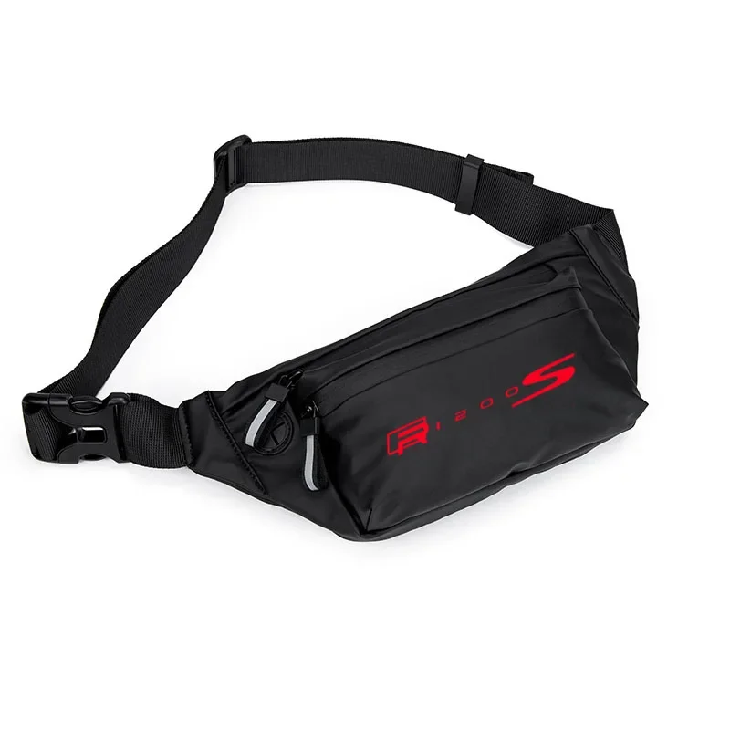 For  R1200S R 1200S  LOGO Men Waist Pack Belt Hip Bum Slant back bag Chest Bag Male Motorcycle Riding Antitheft Purse