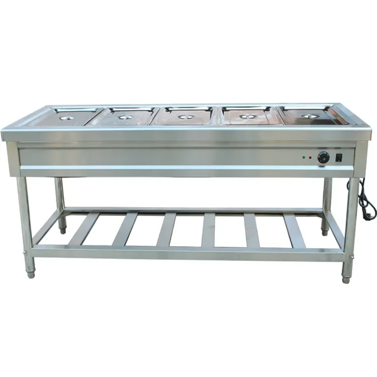 

5W stainless steel food insulation rack restaurant-grade display and service equipment
