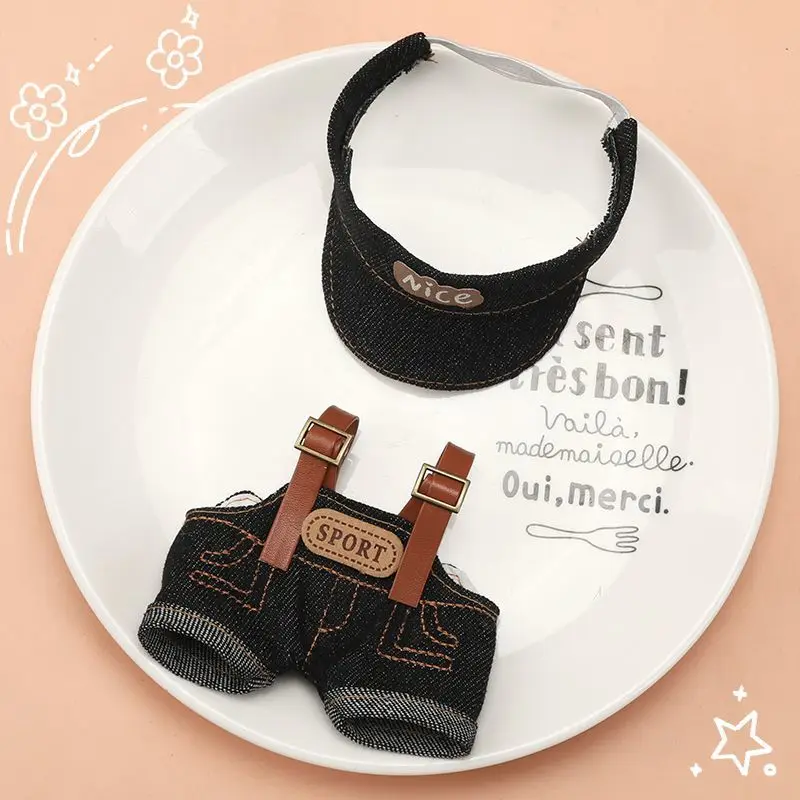 

17cm Toddler Party Dress-Up Outfit Denim Overalls