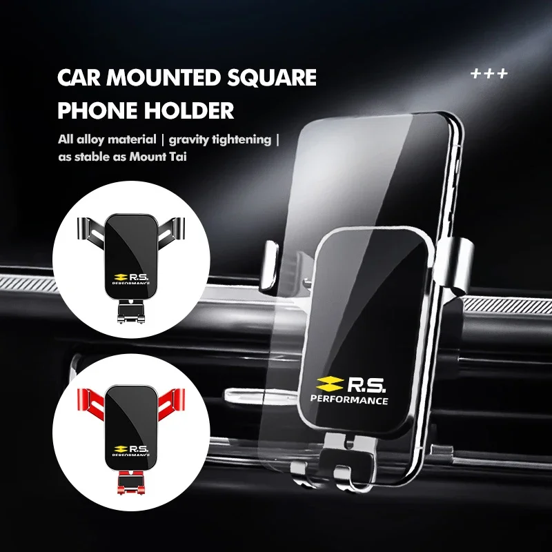 Suporte de celular para carro, adesivo para ventilação do carro, suporte de celular para Renault Dacia Duster Megan Zoe Scenic Koleos Fluence