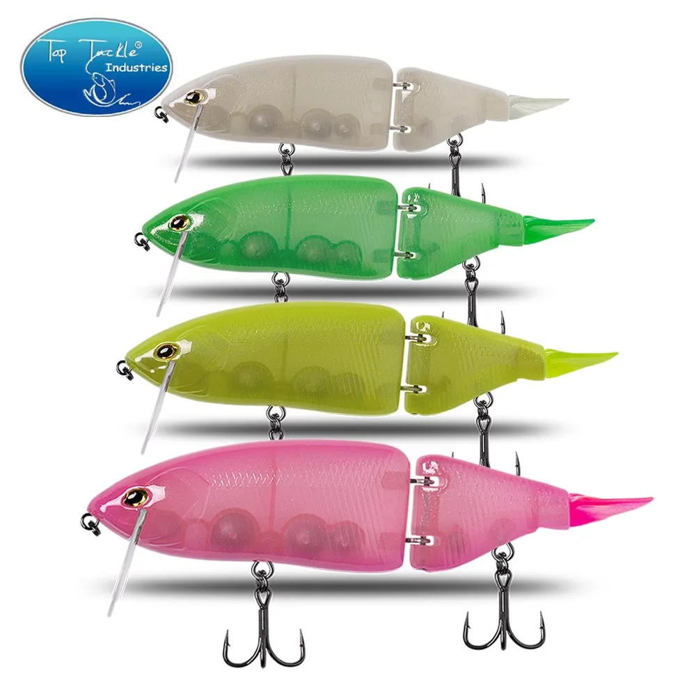 CF LURE Luminous Jointed Bait 165mm 55g/135mm 32g Shad Glider Swimbait Fishing Lures Hard Body Floating Bass Pike Fishing Bait