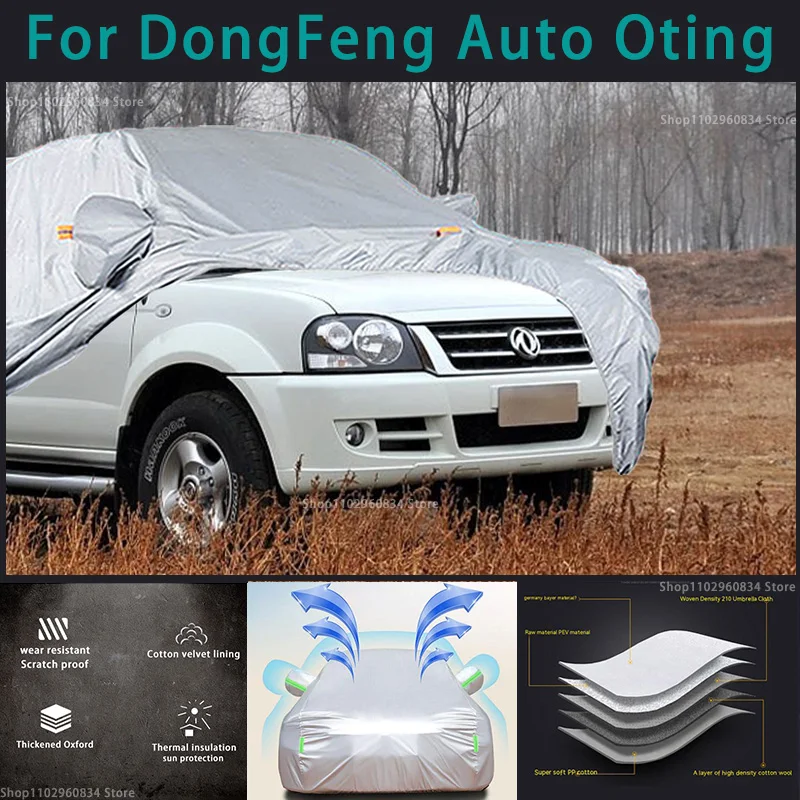 

For Dongfeng auto Oting Waterproof Full Car Covers Outdoor Sun uv protection Dust Rain Snow Protective Auto Protective cover