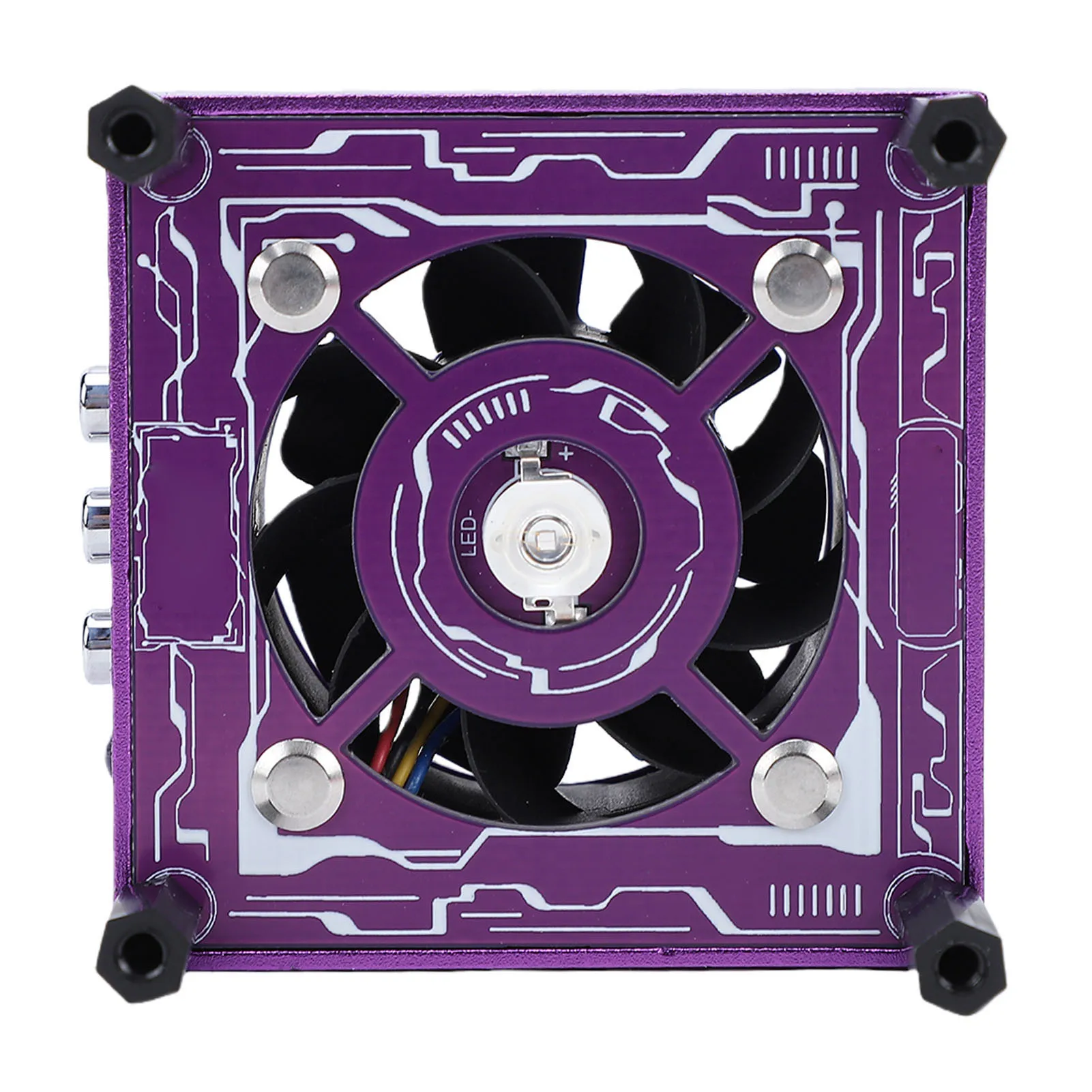 For T5 For Mobile Phone Repair Cooling and Curing Fan with 3W Fan 3-Speed Adjustable LED Ring Light Type-C Rechargeable