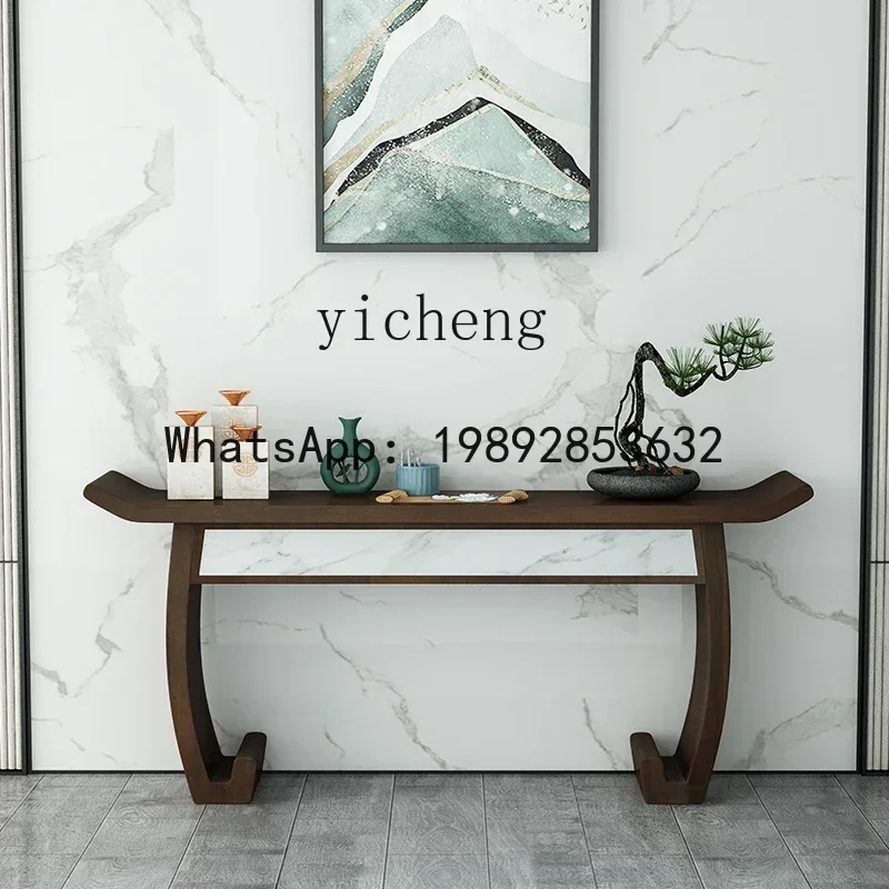 Wall Entrance Cabinet Narrow Table Side View Altar Simple and Light Luxury Storage Rack