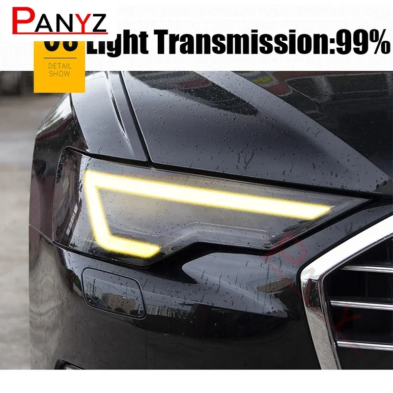 

ТПУ автомобильные передние фары дымчато-черная защитная пленка прозрачные фары самовосстанавливающиеся предварительно вырезанные наклейки «сделай сам» для Audi Q2 Q3 Q5 Q7