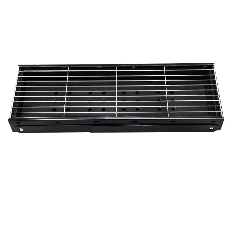Large Stainless Steel Portable BBQ Grill Smoker Battery Powered Biofuel Compatible Outdoor Multifunctional Barbecue for