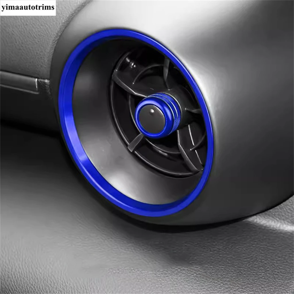 

Car Dashboard Side Air AC Vent Decoration Ring Circle Cover Trim Fit For Subaru BRZ / Toyota GT86 2022 - 2024 Metal Accessories