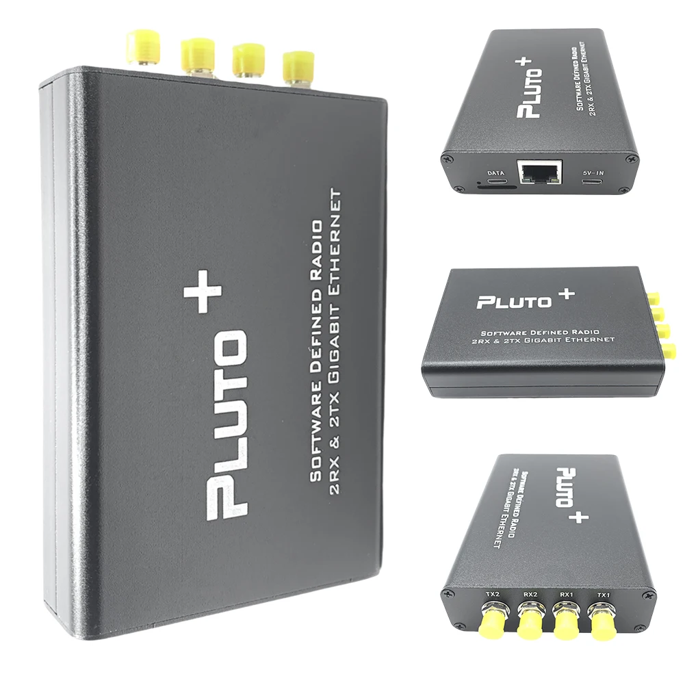 PLUTO+ SDR Radio Receiver Transmitter ADC/DAC AD9363 70MHz-6GHZ Software Radio Receiver 2 RX & 2TX Gigabit Ethernet