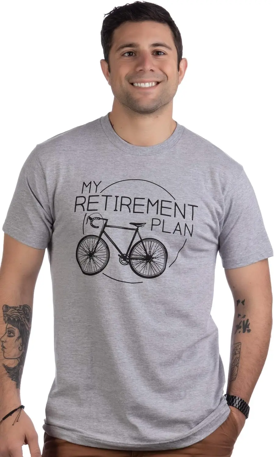 My Retirement Plan (Bicycle) | Funny Bike Riding Rider Retired Cyclist Man T-Shirt