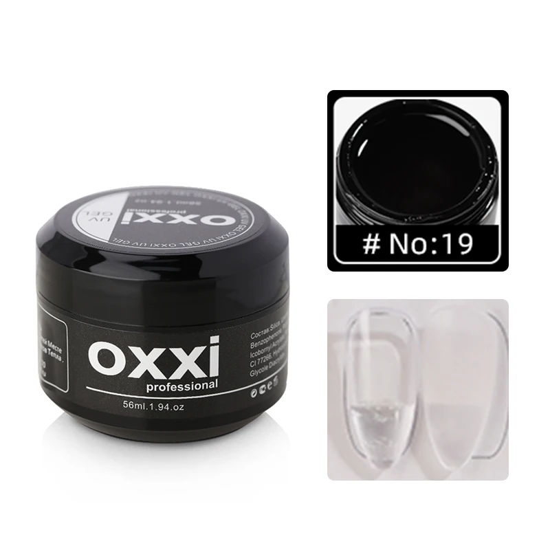 OXXI 56 ml UV-Nagelverlängerungsgel, semipermanenter Builder-Lack, Maniküre, Poly-Nägel, Gellac, Acryl-Gel-Nagellack, einfach zu aufbauende Emaille