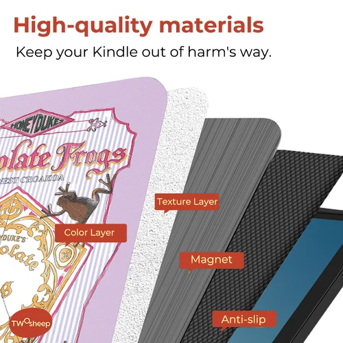 Imagen 2 del producto Funda Twosheep para Kindle Paperwhite 12th & 6/7/10/11th y para 2024 Funda protectora para Kindle 11th con Auto-wake totalmente nueva