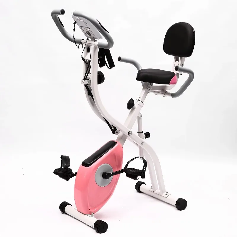 دراجة تمرين دوارة 2025 - دراجة رياضية قابلة للطي في الأماكن المغلقة مقاومة مغناطيسية لقراءة الطاولة للاستخدام المنزلي