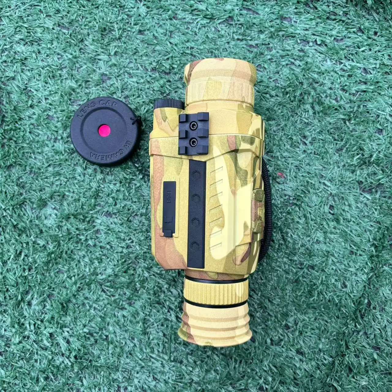 SUNCORE NV0535 Upgrade Version Night Vision Goggles Monocular with 5X Digital Zoom Scope in Black for Outdoor Activities