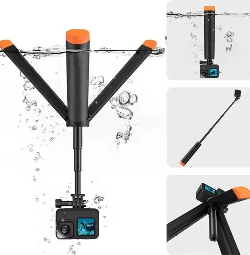 

underwater buoyancy pole extendable selfie stick tripod suitable for GoPro Insta360 DJI OSMO sports camera accessories