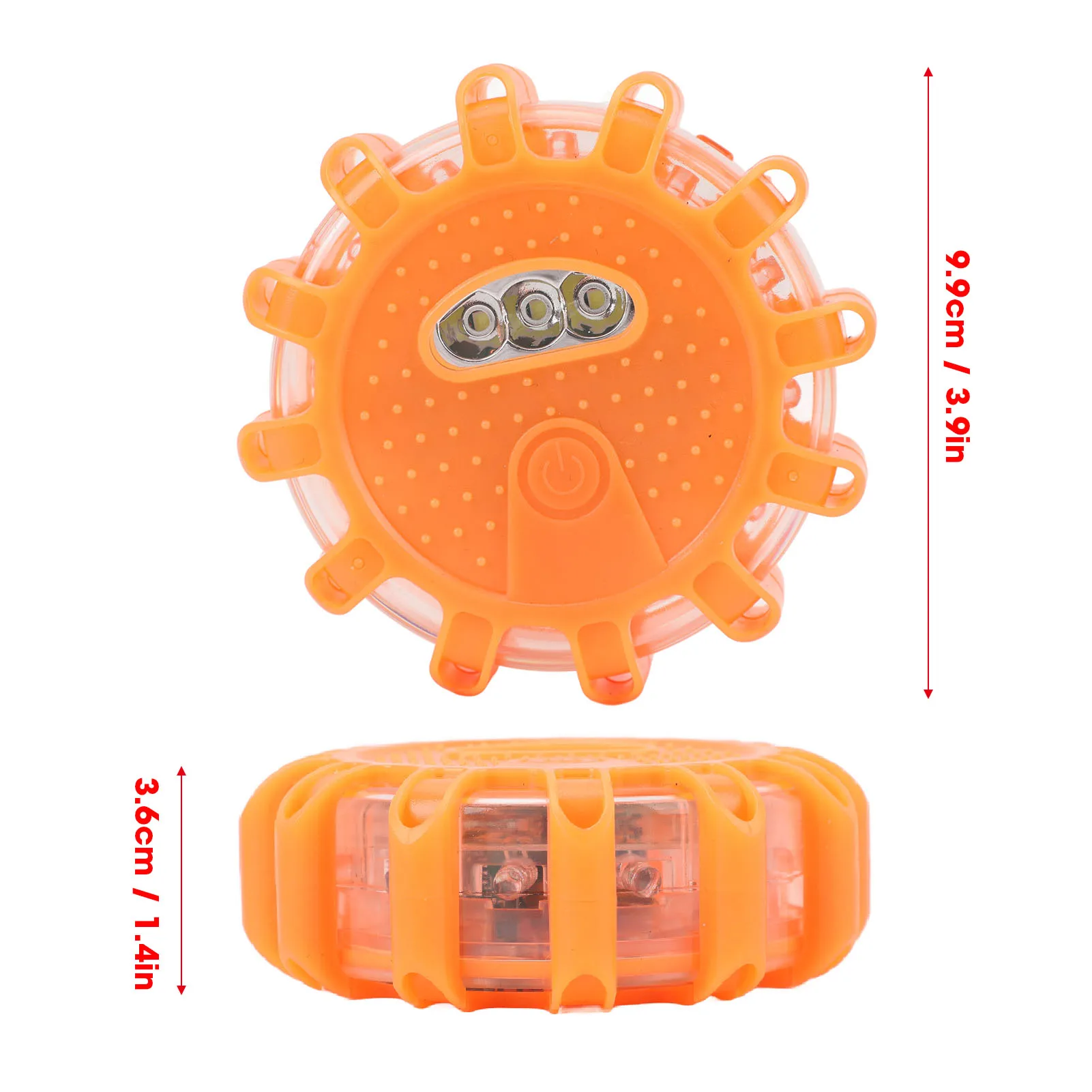 LED Road Emergency Warning Light Roadside Safety Beacon Disc  Light Type C Rechargeable Stable Performance for Car Truck RV Boat