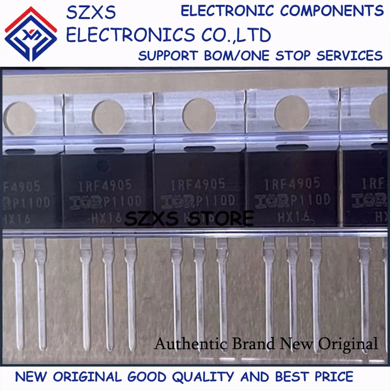 New Original 10Pcs IRF4905 IRF4905PBF TO-220 -74A -55V MOSFET Field-Effect Transistor In Stock Electronic Component Good Quality