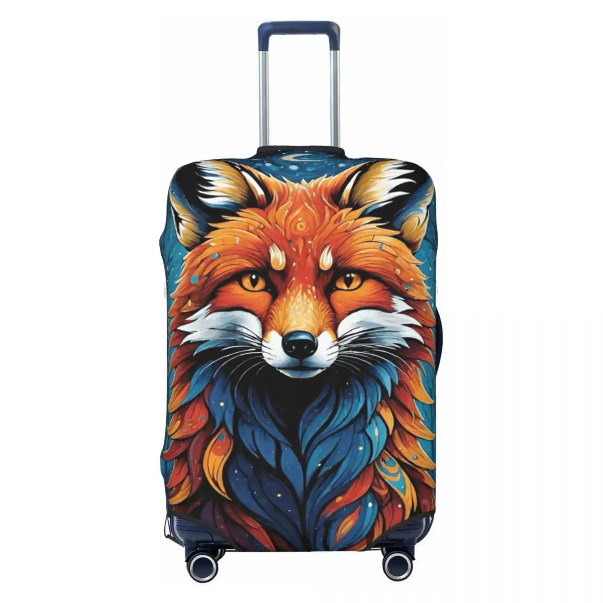 

Custom Fox Luggage Cover Elastic Travel Suitcase Protective Covers Suit For 18-32 inch