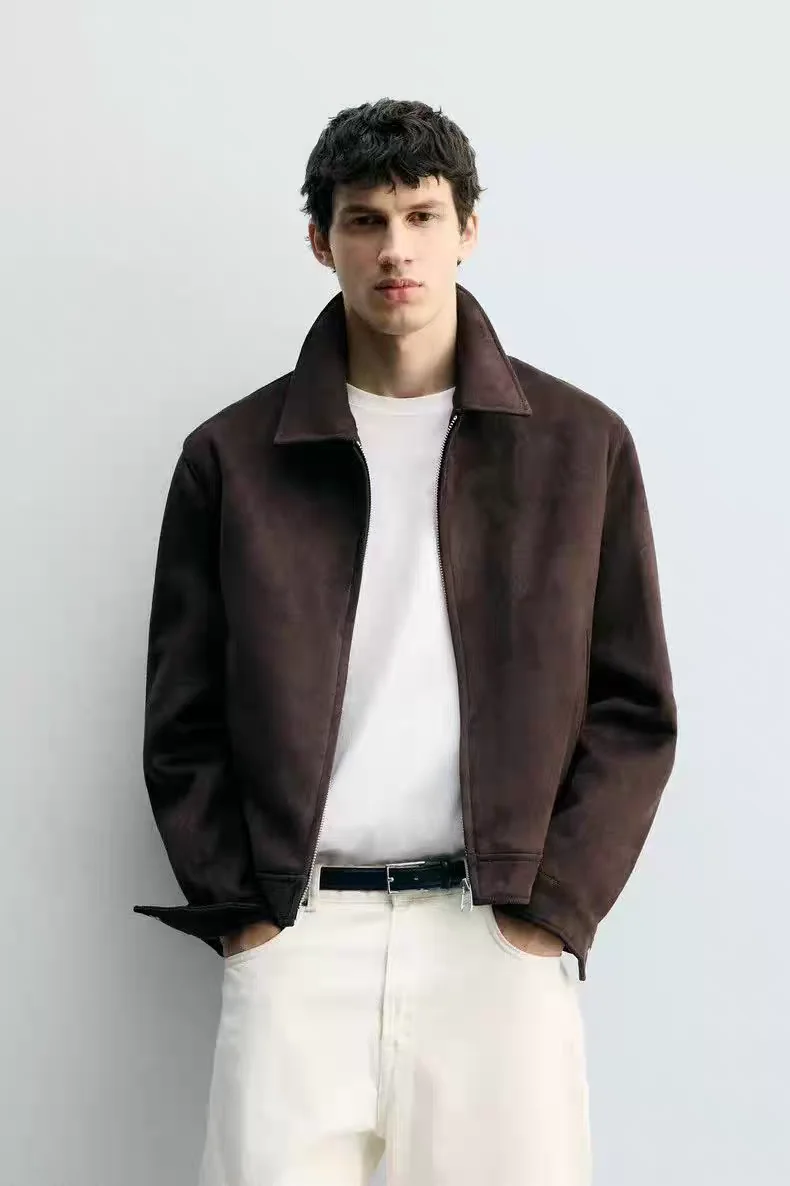 

Новинка: Мужская осенняя куртка-жакет прямого кроя из вельвета, повседневная, на молнии, с эффектом облегающего силуэта