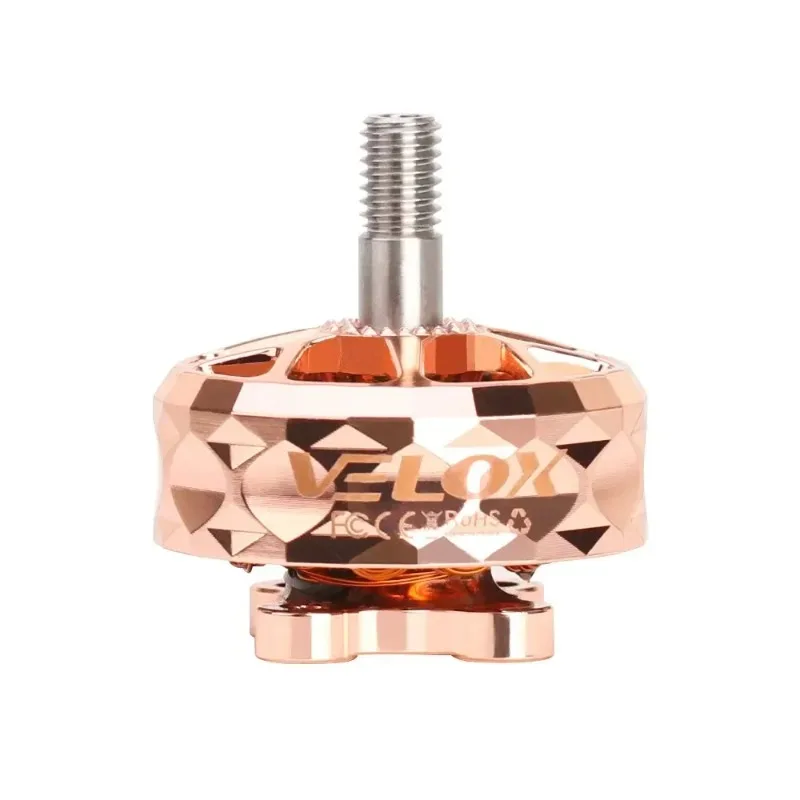 New T-Motor VELOX VELOCE V2307 V2 Brushless Motor 4mm Titanium Alloy Shaft 1950KV 6S / 2550KV 4S for FPV Racing Drone