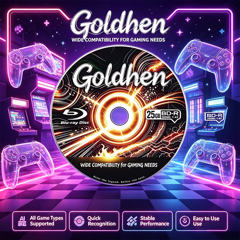 Image of Für PS4 Jailbreak-Disc für GoldHEN PS4 v9.00-12.52 Firmware Boot-Tool 1-Klick-Payload-Loader Exploit DVD Spielkonsolen-Zubehör