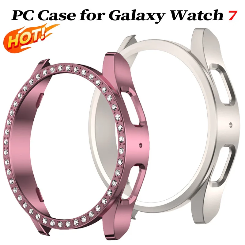 PC Case for Samsung Galaxy Watch 7 40 44mm Matte Cover Protective Hollow Bumper Shell for Galaxy Watch 7 Smartwatch Accessories