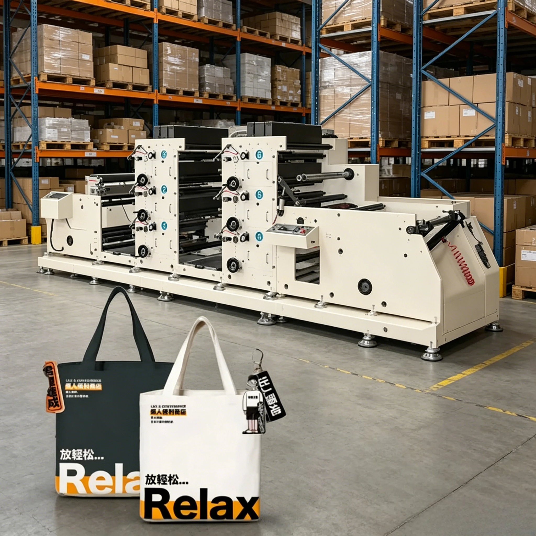 High Speed Flexographic Printing Machine, Anti Fade Fast Color for Outdoor Poster Banner Sign Printing customized