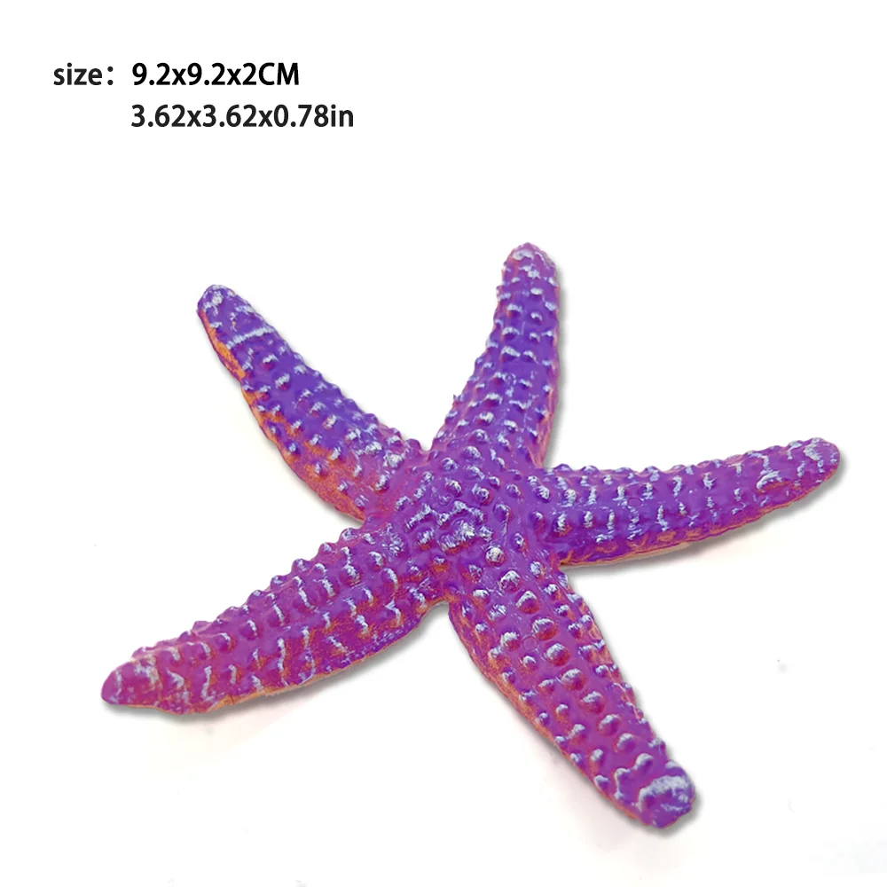 Ozeantiermodell: Seepferdchen, Seestern, Hummer, Krabbe, Hufeisen, Oktopus, Sägebisch, Manta-Strahlen, Strahlen, biologisches Unterwasserspielzeug – Detail 8