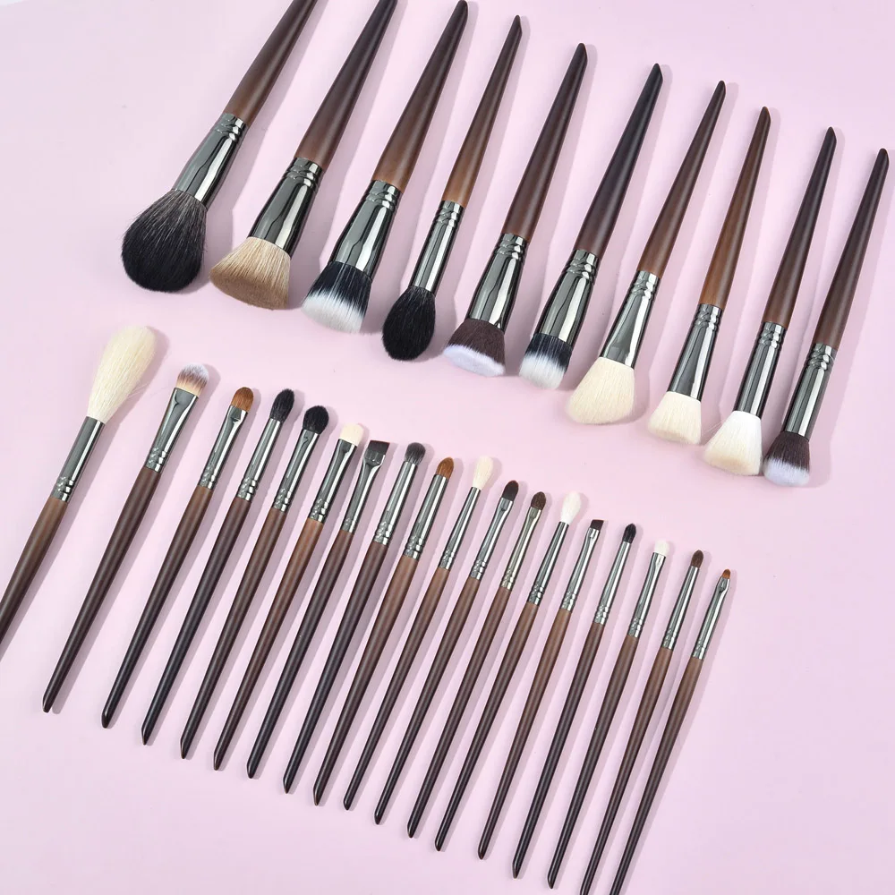 OVW zestaw pędzli do makijażu puszek kosmetyczny gąbka jajko w proszku Kabuki Blush Concealer cień do powiek zestaw pędzli do makijażu