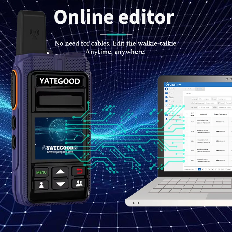 YATEGOOD G530 5000KM Ham Radio Walkie Talkie Long Range Global PTT 4G POC Radio100km