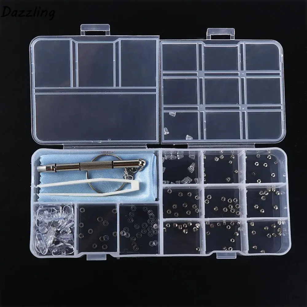 

Kit Sun Glasses Nuts Glasses Screws Replacement Glasses Screws Eyeglass Nose Pads Sunglass Repair Tool Glasses Screws Sets