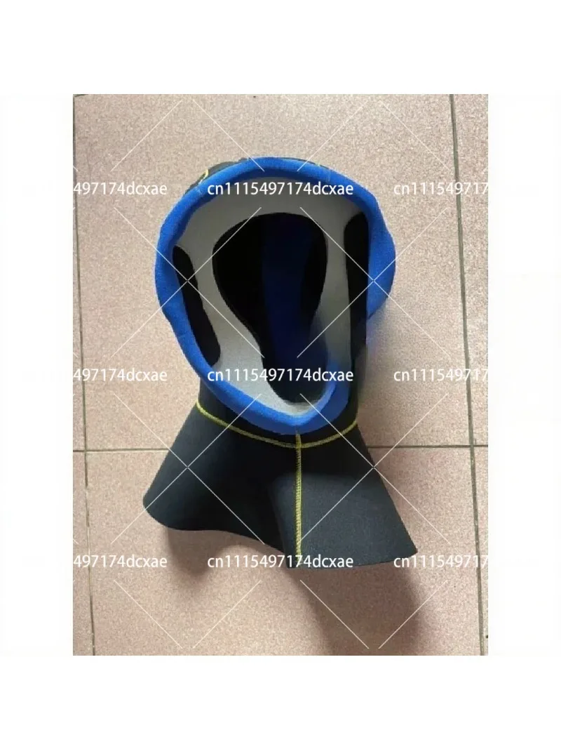5MM Diving Helmet Cap Thermal Head Cover, 2MM Leather Inner Liner, Adjustable Fit for Most Head Sizes