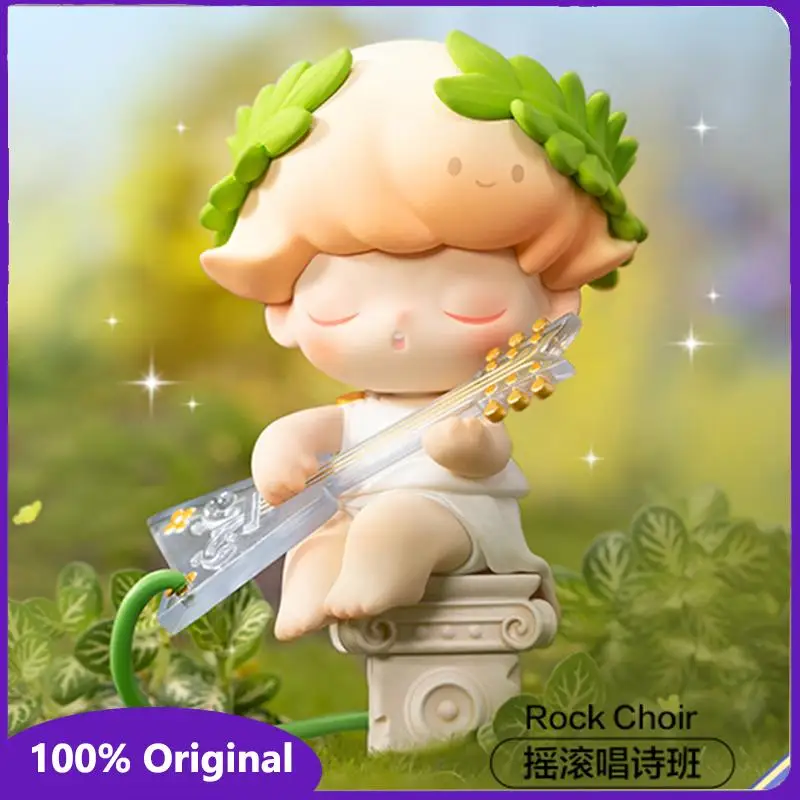 

100% Original Dimoo Time Roaming Series Anime Action Figure Guess Bag Ornament Figurines Decor Desktop Dolls Model Girls Gift