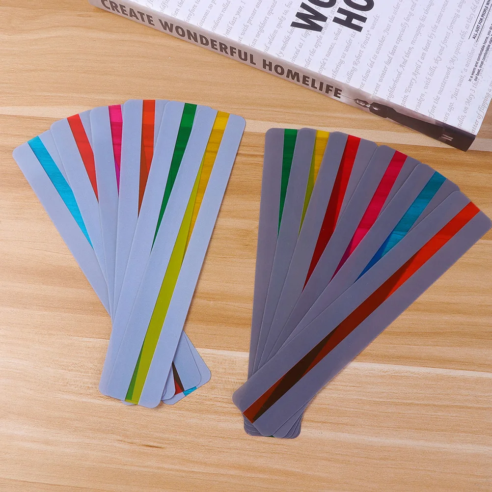 

32 Pcs PVC Bookmarks Transparent Creative for Decor Business License Box Waterproof