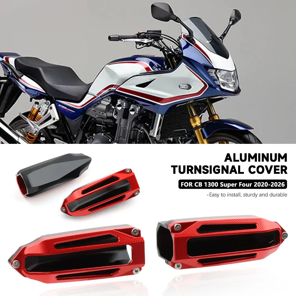 

Motorcycle CNC front and rear turn signal light protective shell collision shell For Honda CB 1300 Super Four 2020-2026