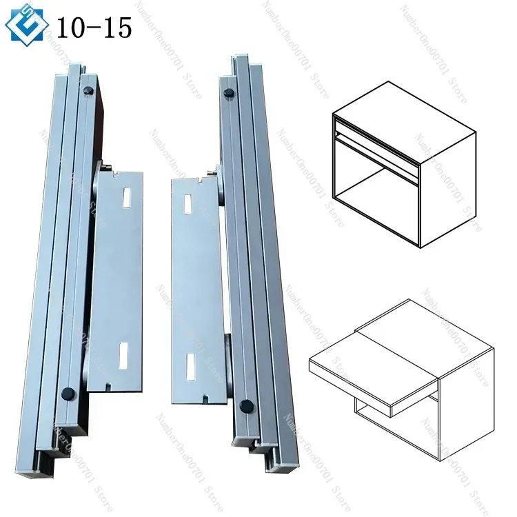 Smart Furniture Hidden Cabinet Slide Extension Slide Accessories Drawer Transformation Table Countertop Lifting Track Mechanism