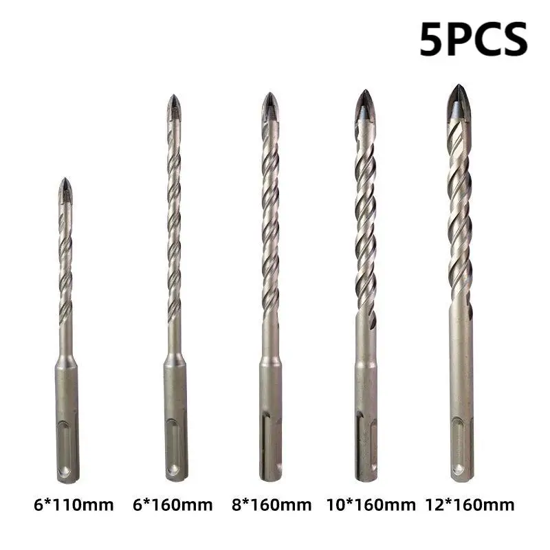 6/8/10/12mm SDS PLUS Shank Carbide Ceramic Tile Porcelain Drill Bit For Concrete Brick Glass Diamond Drill Bit Drilling Tools