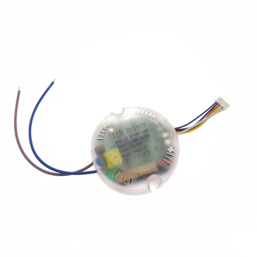 Power Input 220V LED Isolation driver remote intelligent LED transformer 37-60W+RGB (40-60W)X2 for dimmable colo