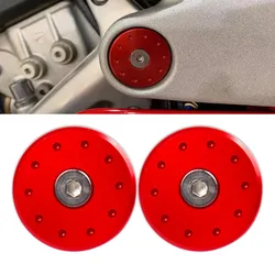 Motorcycle Accessories CNC Frame Hole Cap Decorative Cover Plug Bolts Screws For DUCATI Panigale V4/S Streetfighter V4 V4S