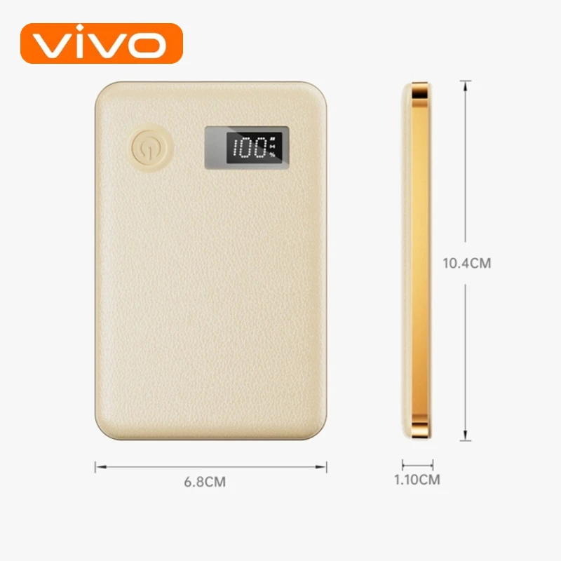 VIVO 50000mAh CCC شهادة رقيقة قوة البنك الترا ل MagSafe المغناطيسي اللاسلكي شحن سريع شاشة عرض البطارية المحمولة #6