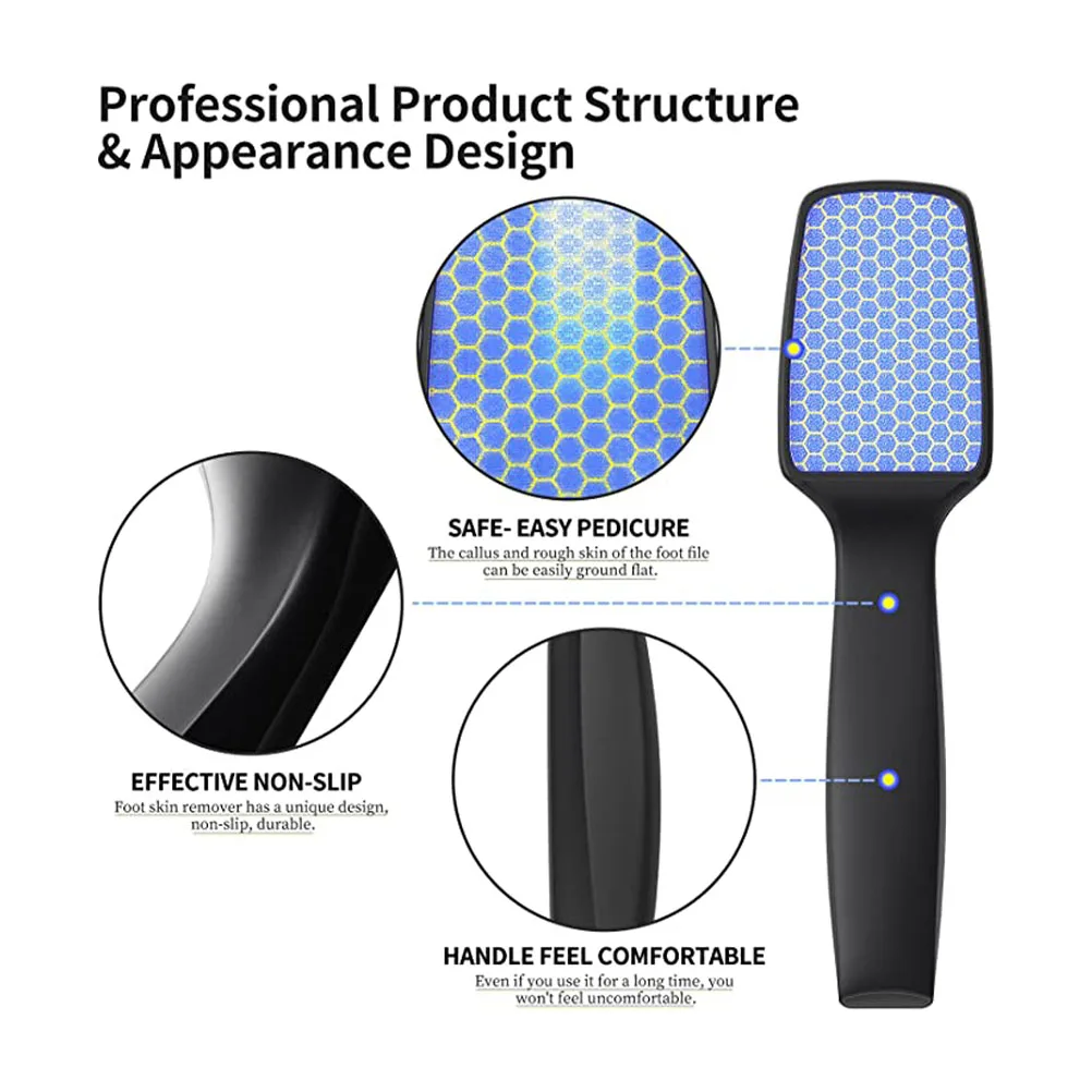 ที่ขูดส้นเท้า 1 ชิ้น อุปกรณ์ทำเล็บเท้า กำจัดหนังด้าน วัสดุคุณภาพสูง อ่อนโยนต่อผิว ดูแลอย่างมีประสิทธิภาพ