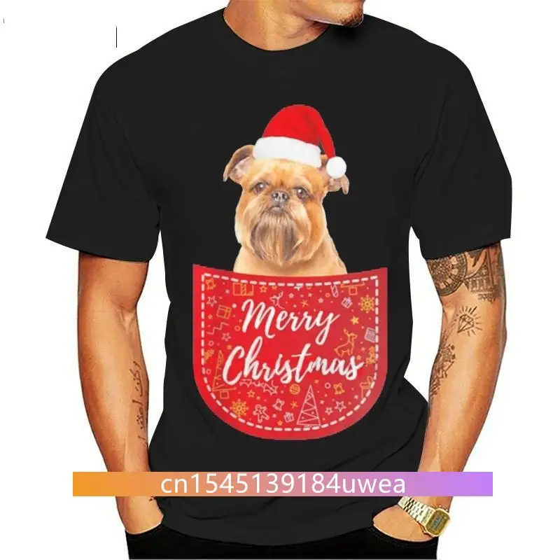 Men T Shirt Brussels Griffon Christmas Dog In Your P Women T-Shirt