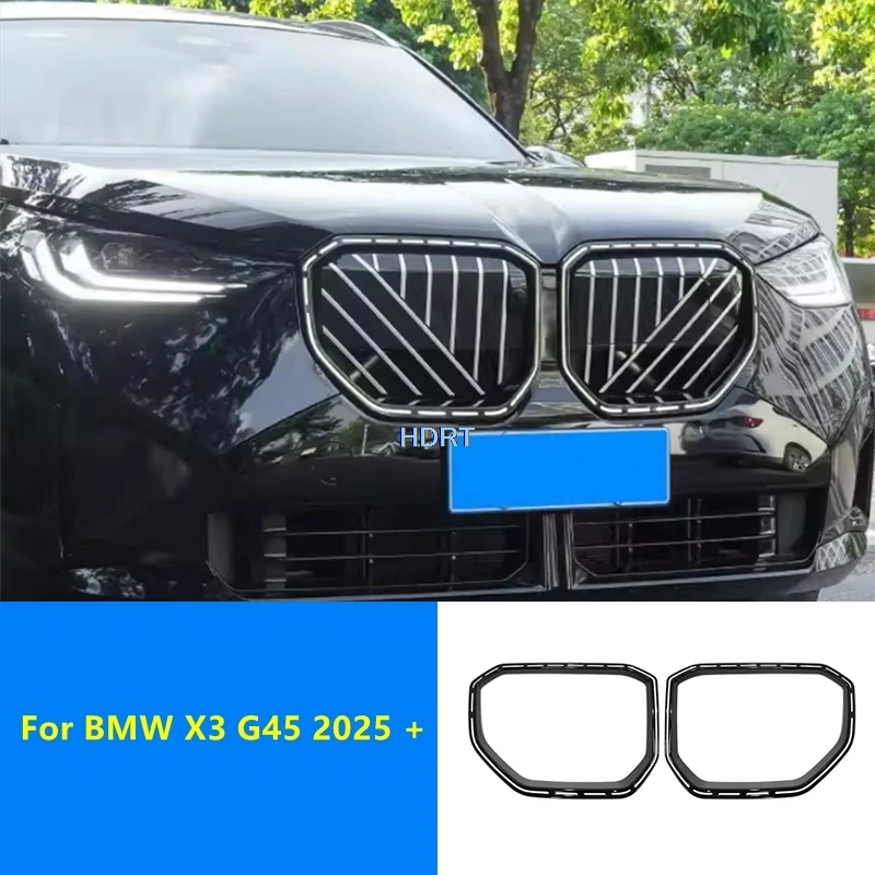 

Декоративная накладка на передний бампер, решетка радиатора, защитная накладка на решетку, аксессуары для тюнинга экстерьера, наклейка для BMW X3 G45 ‌ 2025 +